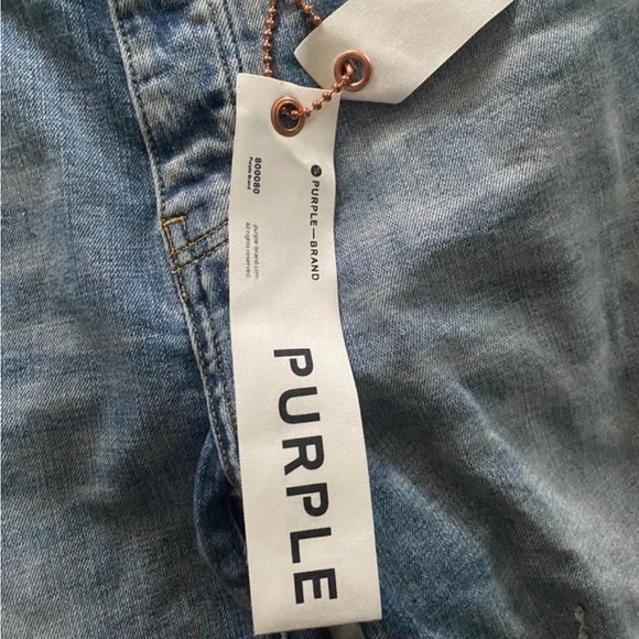 Purple jeans
